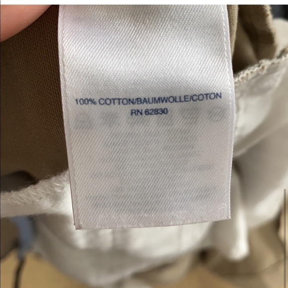 Mens Cotton Plain Front Chino Shorts - Picture 5 of 5